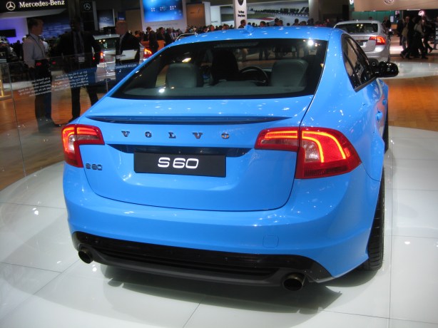 Volvo Concept S60 Polestar from the rear.