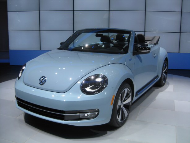 2013 VW Beetle Convertible. This one has the 2.0L turbo gasoline engine.
