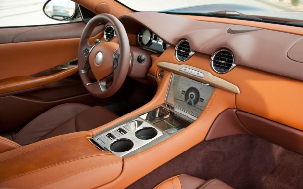 The Fisker Karma's interior looks nice, except there were lots of complaints about sloppy workmanship, poor fit/finish and cramped quarters.