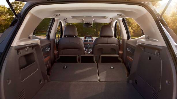 The interior looks like it could hold lots of stuff. 