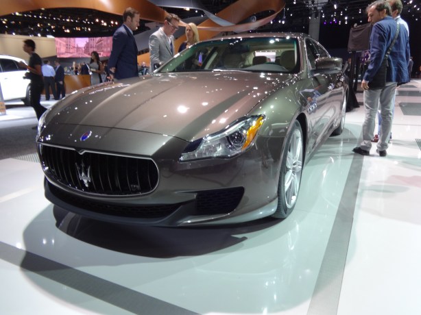 LAAutoShow Day 1 160 Maserati Qattroporte front