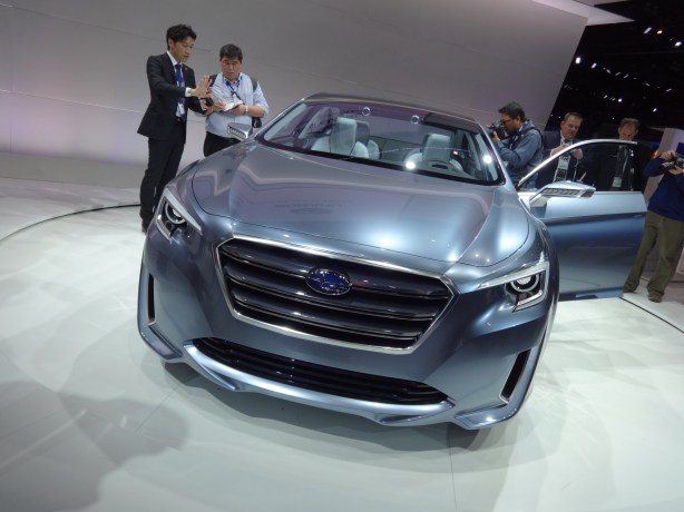 LAAutoShow Day 1 182 Subaru Legacy Concept front