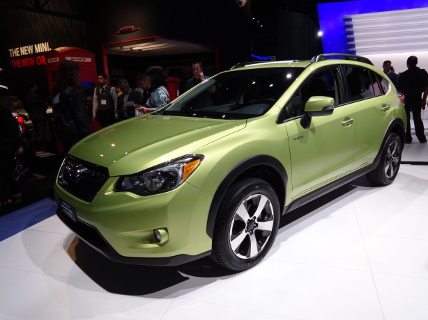 LAAutoShow Day 1 188 2014 Subaru Crosstrek Hybrid side