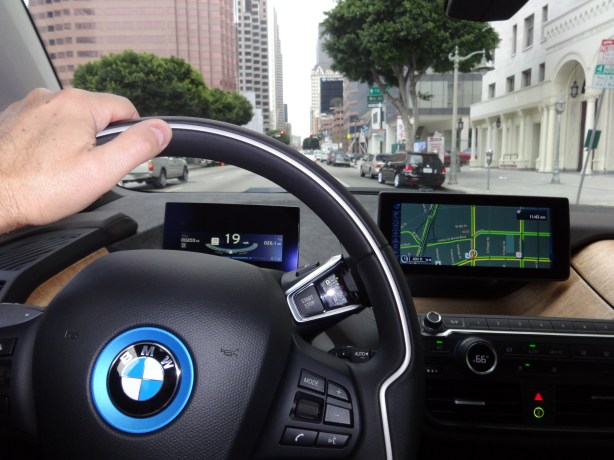 LAAutoShow Day 1 189 BMW i3 int driving 1