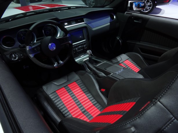 LAAutoShow Day 1 210 2015 Ford Shelby GT500 Convertible interior
