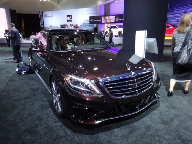 This is the front of the 2014 Mercedes-Benz S63 AMG. Very nice if you can afford it. 