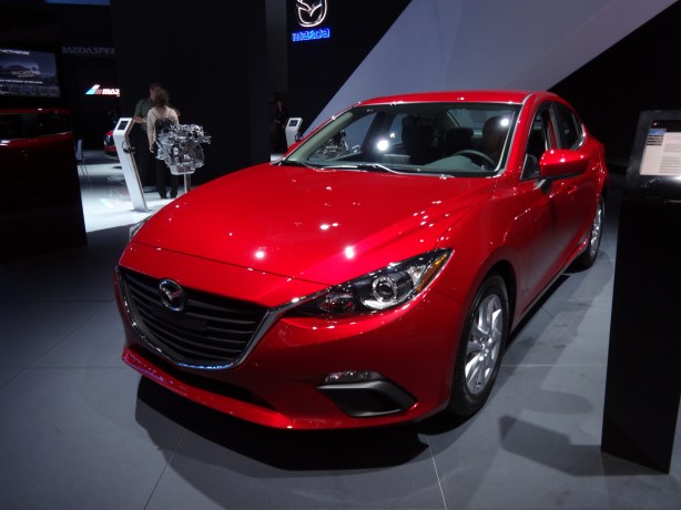 LAAutoShow Day 2 (81) 2014 Mazda 3 front