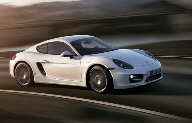 The 2014 Porsche Cayman just looks fast.
