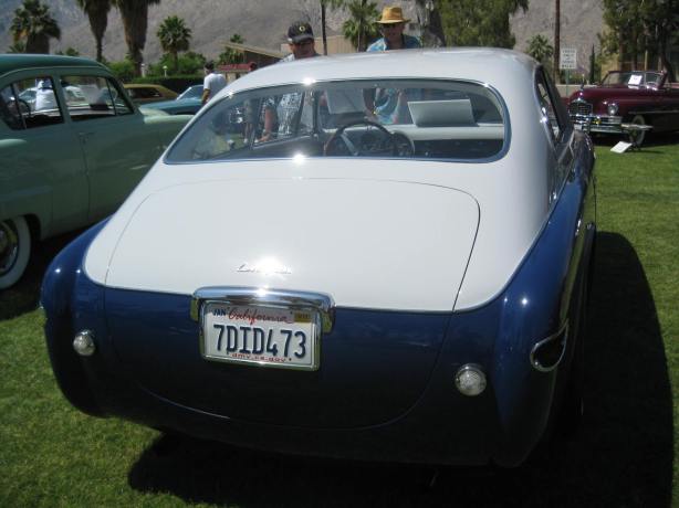 The fastback style of this 1952 Cunningham Coupe reminds me of the brand new Rolls-Royce Wraith. 
