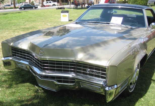 This was one of the most beautiful Cadillacs ever produced (IMHO). This is a 1967 Eldorado.