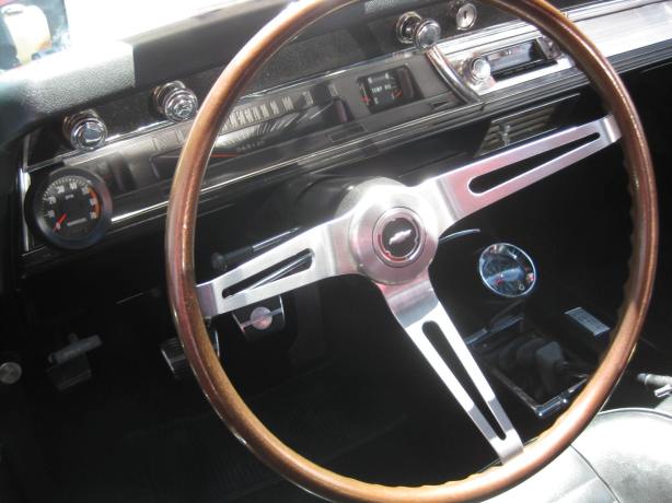 The interior of the 1967 Chevelle Super Sport.