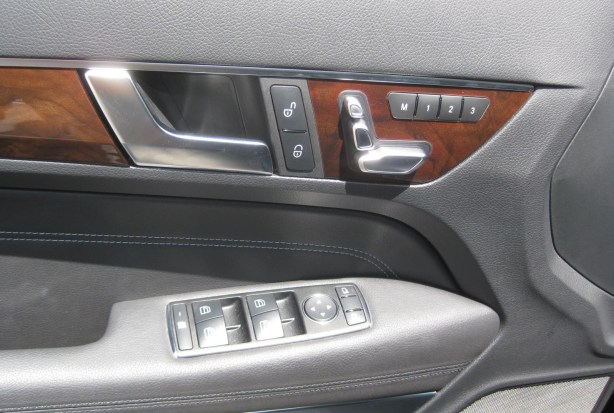 3-position power seat memory is standard. The switchgear is beautiful and the wood, plastic and leather all mesh in lovely harmony.