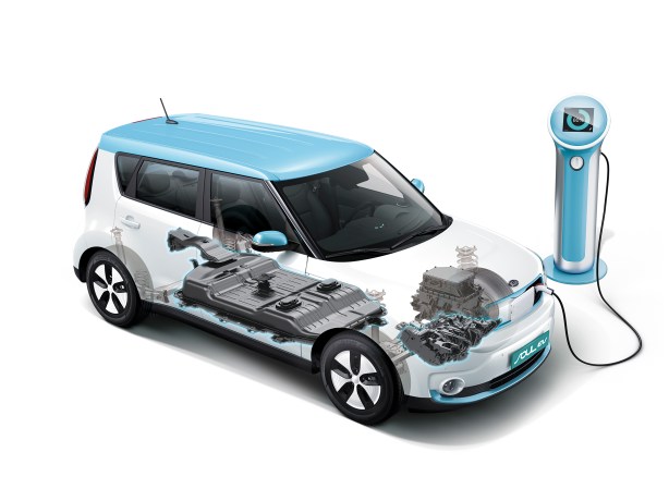 2015 Kia Soul EV cutaway