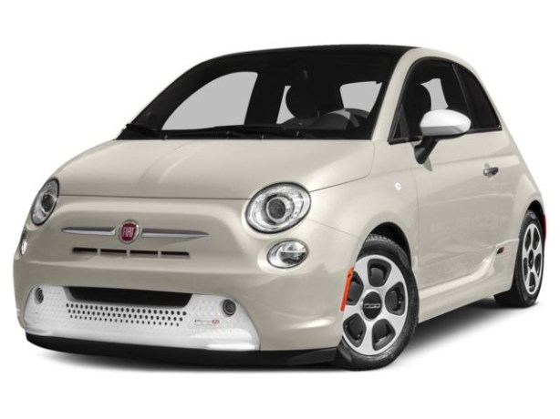 2015 Fiat 500e in Bianco (white)
